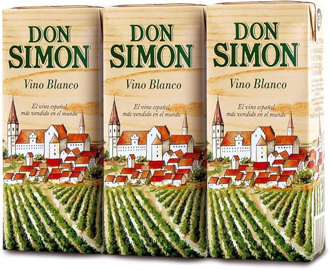 Don Simon Vino Blanco Brik, 3 x 187ml