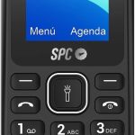 SPC Talk – Teléfono móvil Libre de fácil Uso, Pantalla de 1,8”, Gran batería de 800mAh, Radio FM, Dual SIM, Linterna y cámara Trasera, Color Negro