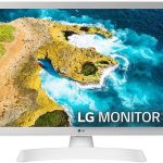 LG 24TQ510S-WZ - Monitor TV de 24'' HD, amplio ángulo de visión, LED Profundidad de Color, Smart TV WebOS22, Color Blanco