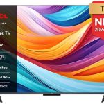 TCL 43T7B Televisor QLED Pro de 43", 4K Ultra HD, HDR Pro, Smart TV Powered by Google TV (Dolby Vision & Atmos, Motion Clarity, Control por Voz Manos Libres, Compatible con Google Assistant)