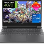 HP Victus 16-r1006ns - Ordenador portátil Gaming de 16.1" (Intel Core i7-14700HX, 32GB RAM, 1TB SSD, NVIDIA GeForce RTX 4070, 144Hz, Sin Sistema Operativo) Silver - Teclado QWERTY Español