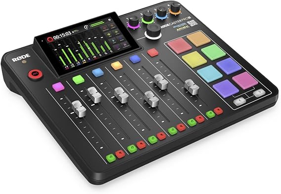 RØDE RØDECaster Pro II RØDECaster Pro II de RØDE, solución de producción todo en uno para podcasts, transmisiones, producción musical y creación de contenido