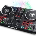 Numark Party Mix II - Controladora DJ, mesa de mezclas con luces integradas, mezclador DJ e interfaz audio, con Serato DJ Lite