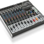 Behringer Mezclador Behringer XENYX X1222USB Premium de 16 entradas y 2/2 buses con preamplificadores y compresores de micrófono XENYX, ecualizadores británicos