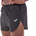 Joma Pantalón Corto Running Hombre 3XS - XL, Olimpia - Short Sin Costuras para Correr con Braguero y Bolsillo Interno