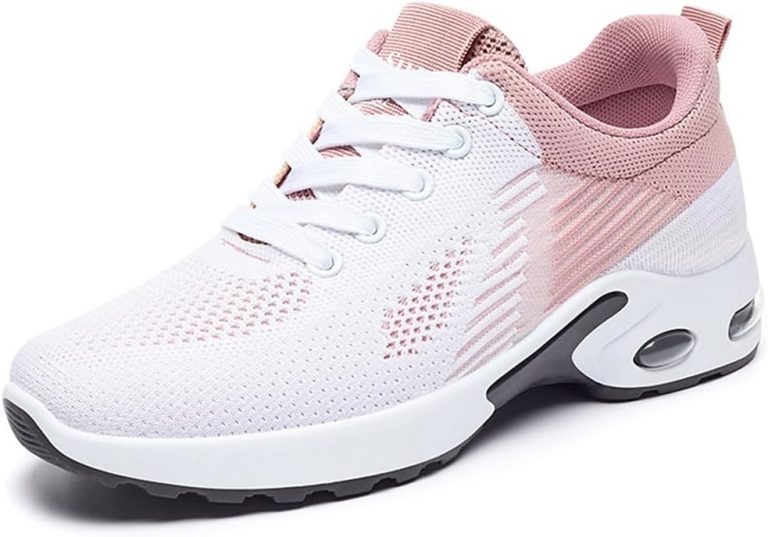 WOWEI Zapatillas de Running Mujer Zapatillas de Deportivas Mujer Zapatos para Correr Ligero Transpirables Gimnasio Sneakers Calzado Deportivas Fitness Casual