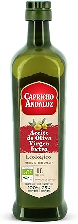 CAPRICHO ANDALUZ Aceite de Oliva Virgen Extra Ecológico PET de 1L.