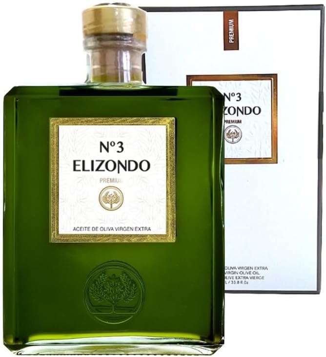 ELIZONDO - Aceite de Oliva Virgen Extra Premium Nº 3 (Variedad Picual) - 1000 ml