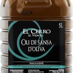 Aceite de Orujo de Oliva EL CERRO EL VIENTO PET Garrafa Transparente Asa Negra 5L