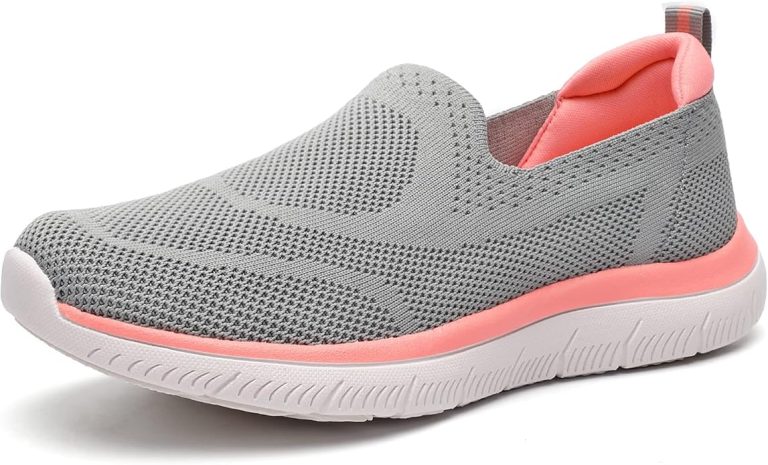 HKR - Zapatillas de deporte para mujer, zapatillas de malla para correr, andar, jugar a tenis o utilizar en enfermería