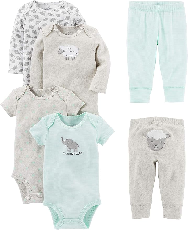 Simple Joys by Carter's Infant-and-Toddler-Pants-Clothing-Sets Bebe Unisex