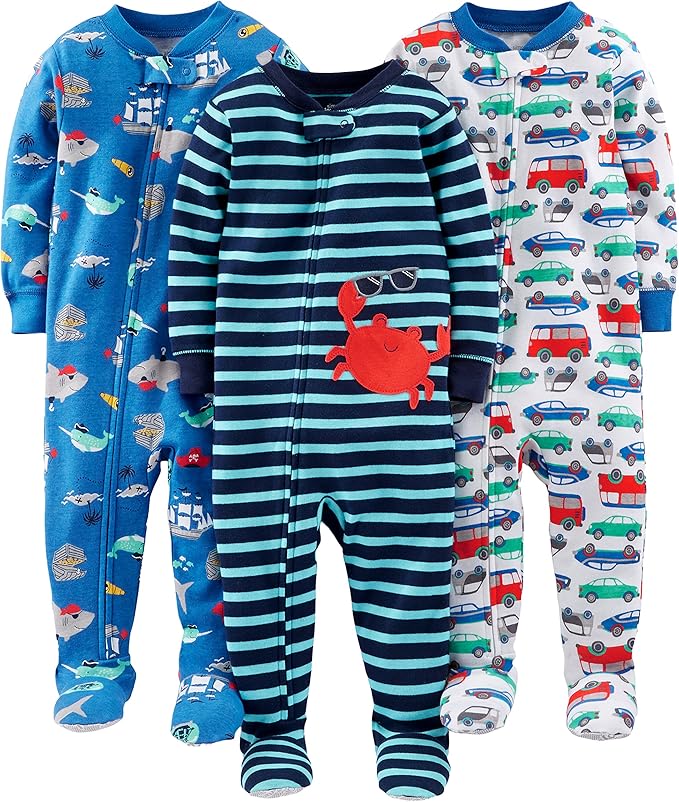 Simple Joys by Carter's Juego de Pijama (Pack de 3) para Bebés