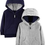 Simple Joys by Carter's Sudadera con Capucha (Pack de 2) para Bebés