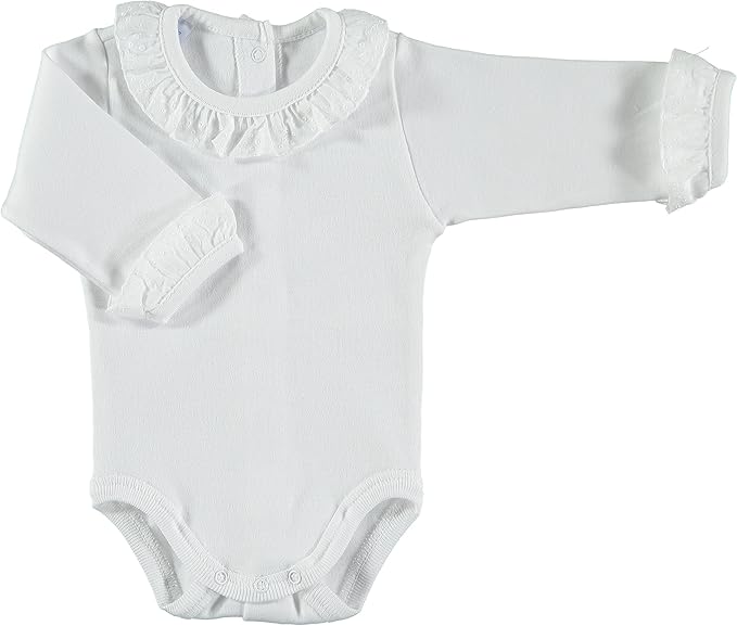 babidu Body Cuello Batista Bebe-Unisex