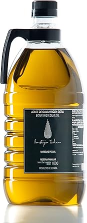 Aceite de Oliva Virgen Extra - Cortijo Zahan - Aceite Español Premium - Reserva Familiar - D.O. Jaen - Variedad Picual - 2L