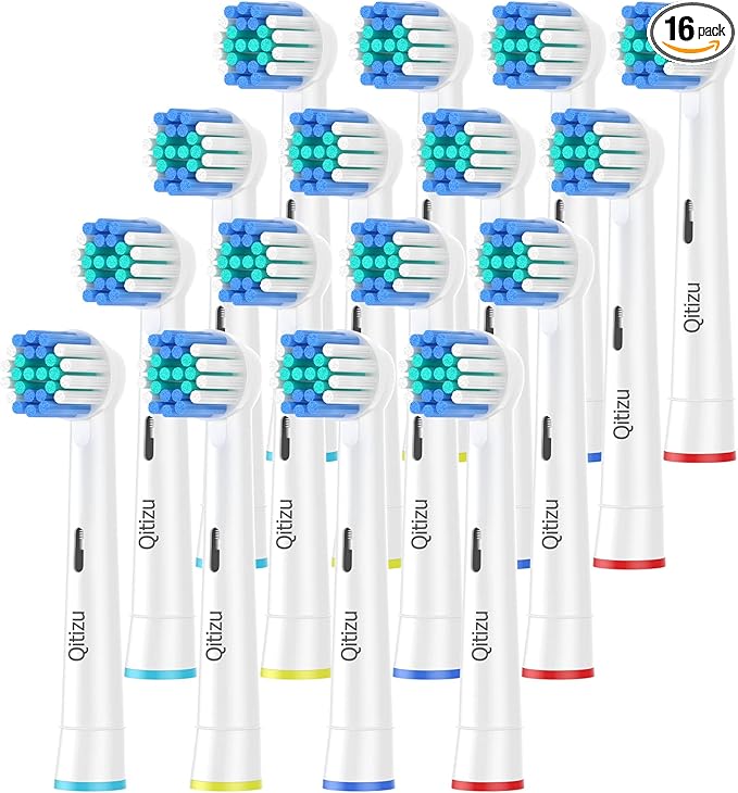 Cabezales de Recambio Compatibles con Cepillos Electricos Oral b Pro Smart Genius Vitality Advance Power, 16 Piezas