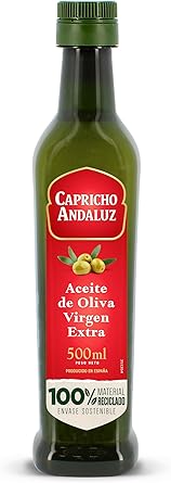 CAPRICHO ANDALUZ Aceite de Oliva Virgen Extra Flavia Verde PET de 500ml.