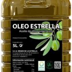 Aceite de Oliva Virgen Extra 5 Litros Picual Oleo Estrella | Aceite de Oliva Virgen Extra de Jaén | Aceite Oliva Virgen Extra 5 Litros