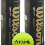 Wilson Premier Pelotas de pádel, Unisex-Adult, Amarillo, 2 x 3 Pack