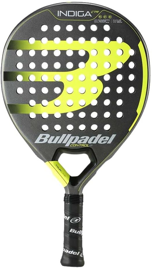 Bullpadel Pala INDIGA CTR 22, Adultos Unisex, Multicolor (Multicolor), Talla Única