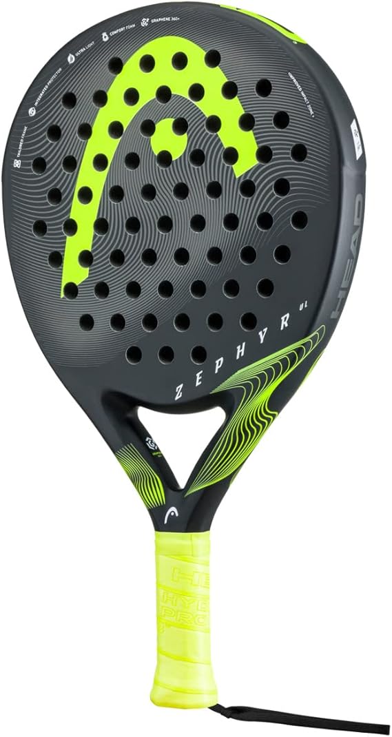 HEAD Graphene 360 Zephyr Padel/Pop Serie de paletas de Tenis (Zephyr, Pro, UL)