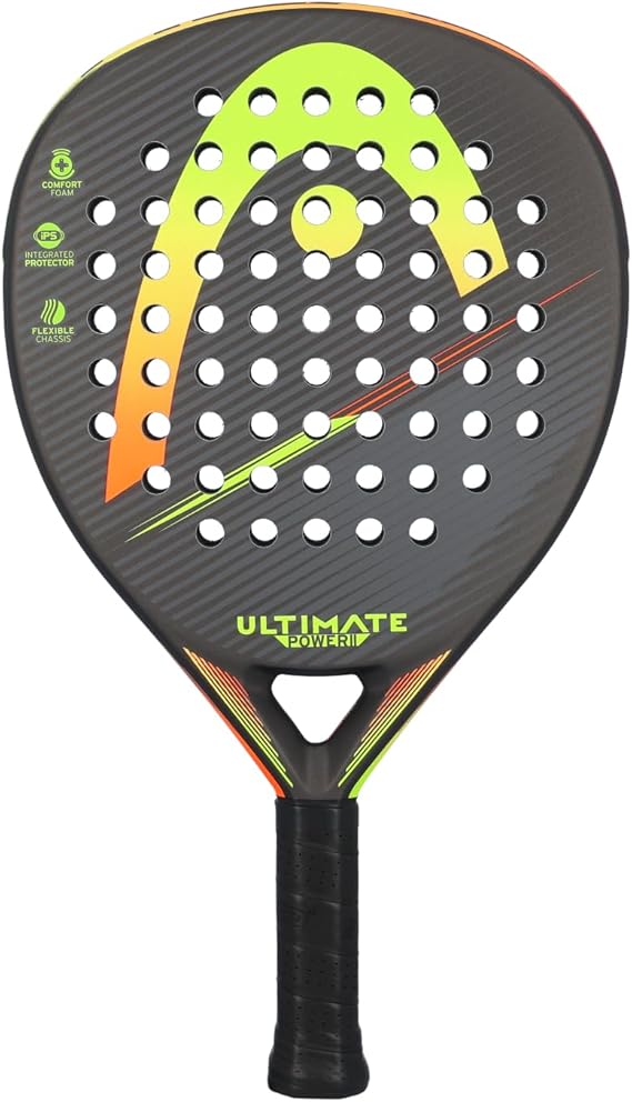 HEAD Ultimate Power 2 - Pala de pádel, Color Verde, Amarillo