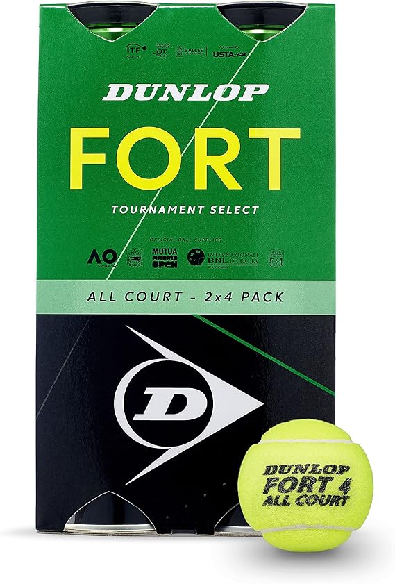 DUNLOP Tennis Ball Fort All Court TS - for Clay, Hard Court and Grass