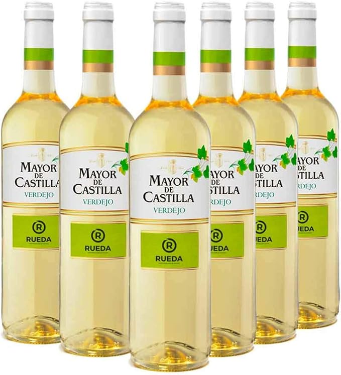 Mayor de Castilla Verdejo - Vino Blanco D.O Rueda - Caja de 6 Botellas x 750 ml