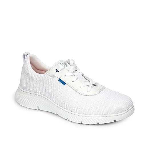 DIAN - SEUL Blanco 35, Zapatilla de Trabajo para Sanidad, Hostelería y Restauración, Zapato de Trabajo Unisex, Plantilla Acolchada y Suela Antideslizante, Material Transpirable y Repelente a Líquidos