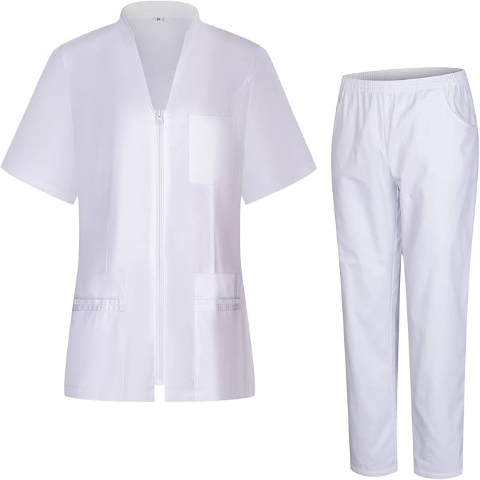 MISEMIYA - Uniforme Sanitario Mujer - Camisa Y PANTALÓN Sanitario para Mujer - Ropa de Trabajo para Mujer 712-8312