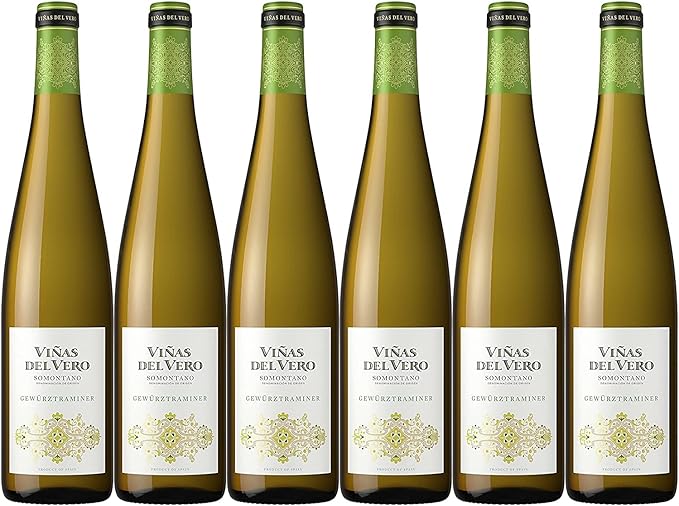 Viñas Del Vero Gewurztraminer Colección - Vino D.O. Somontano - 6 botellas de 750 ml - Total: 4500 ml