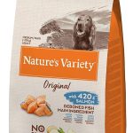 Nature's Variety Original No Grain, Pienso para Perros Adultos Medianos y grandes, Sin cereales, con Salmón sin espinas, 2kg