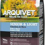 Arquivet Pienso Premium Senior Light Pollo y arroz 12 kg - Pienso Natural para Perros Mayores o con sobrepeso - a Partir de 7 años de Edad - Alimento seco