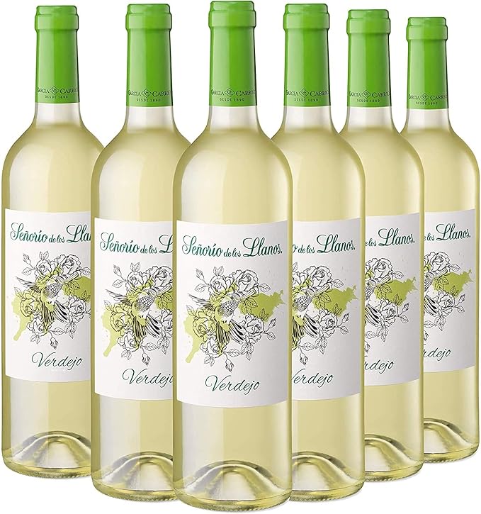 Señorío de los Llanos Verdejo - Vino Blanco - Caja de 6 Botellas x 750 ml