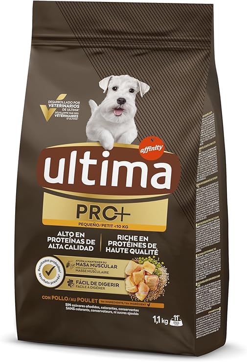 Ultima Pro + Pienso para Perros con Pollo - 1,1kg