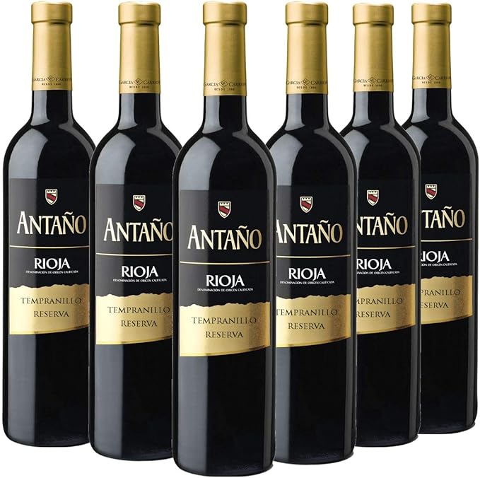 Antaño Reserva - Vino Tinto D.O Rioja - Caja de 6 botellas x 750 ml