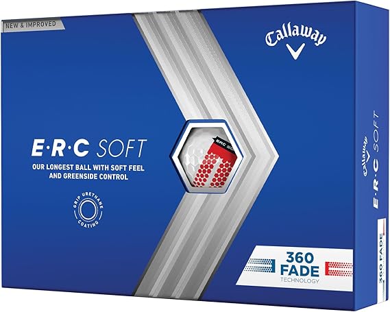 Callaway ERC Soft 360 Fade Technology, Bolas de Golf 2023