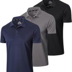 Gaiatiger 3er Pack Polo Camisa Hombre Ocio Cómodo Polos Hombre Manga Corta Transpirabilidad Absorción Humedad Ropa Deportiva Hombre Golf Polo Shirt Hombre