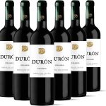 Durón – Vino Tinto Crianza 2020 Denominación de Origen Ribera del Duero, Variedad Tempranillo, 13 meses en barrica – Caja de 6 botellas x 750 ml – Total: 4500 ml