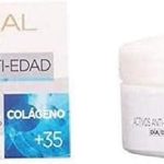 L'Oreal Paris Crema Hidratante Anti Arrugas De Día Colágeno, Fresca, Negro, 50 ml (Paquete de 1)