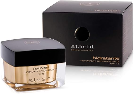 Atashi Antiedad - Crema Hidratante Redensificante | Piel Uniforme, Firme Y Luminosa | Corrige Arrugas Profundas E Imperfecciones | Unifica El Tono | Gardenia Y Perla Negra | Spf15. 50 Ml