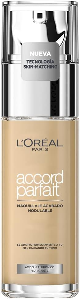 L'Oreal Paris Make-up Designer Accord Parfait, Ligero, Subtono neutro 2.N, 30 ml (Paquete de 1)