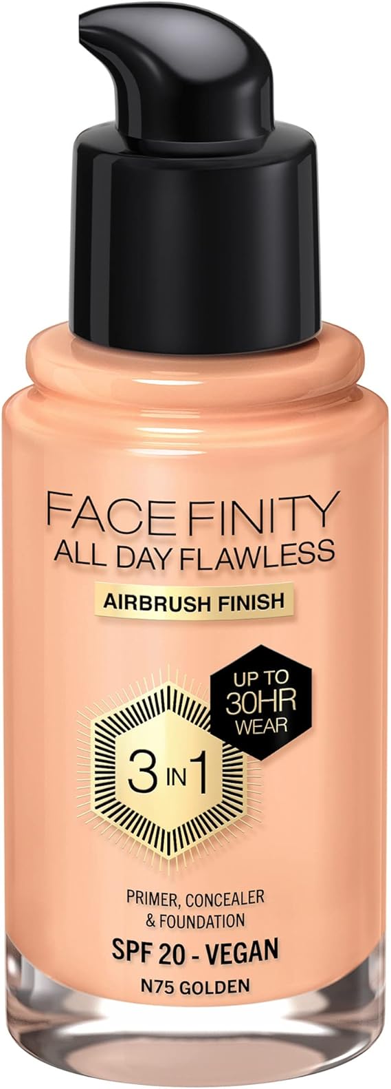 Max Factor Facefinity Base de Maquillaje, Golden, N75, 30 ml