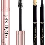 L'Oreal Paris Make-up Designer Cofre Ojos Máscara de Pestañas Lash Paradise y Eyeliner Perfect Slim