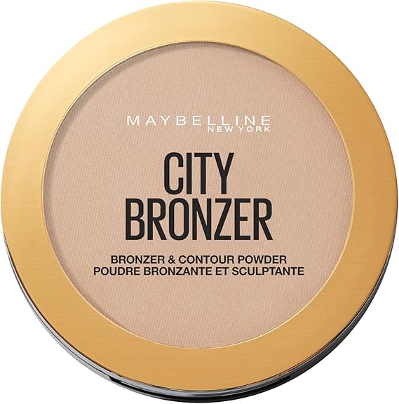 MAYBELLINE City Bronzer Polvos Bronceadores Mate para Pieles Medias, Tono 250 Warm Medium, 8 g (Paquete de 1)