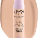 NYX Professional Makeup Bare With Me Serum Corrector, Natural, Cobertura Media, Vainilla, 9,6ml