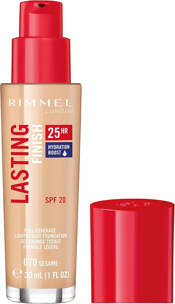 Rimmel London Lasting Finish Foundation 25H, Base de Maquillaje Tono 70 - 30 ml