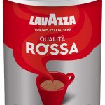 Lavazza, Qualità Rossa, Café Molido Natural, Ideal para Cafetera Italiana, de Filtro y Francesa, con Notas Aromáticas de Chocolate, Arábica y Robusta, Intensidad 5, Tueste Medio, Lata de 250 g