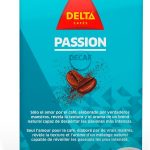 Delta Cafés Passion Descafeinado - Café Molido - Notas de Caramelo - 220 G