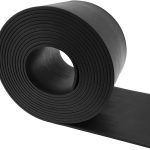 Plancha Goma Rollo de Caucho Tira de Goma de Neopreno Plancha de Goma Suelo de Goma Antideslizante Placa de Goma para Juntas antivibración protección Bricolaje (120mm×5mm×3m)